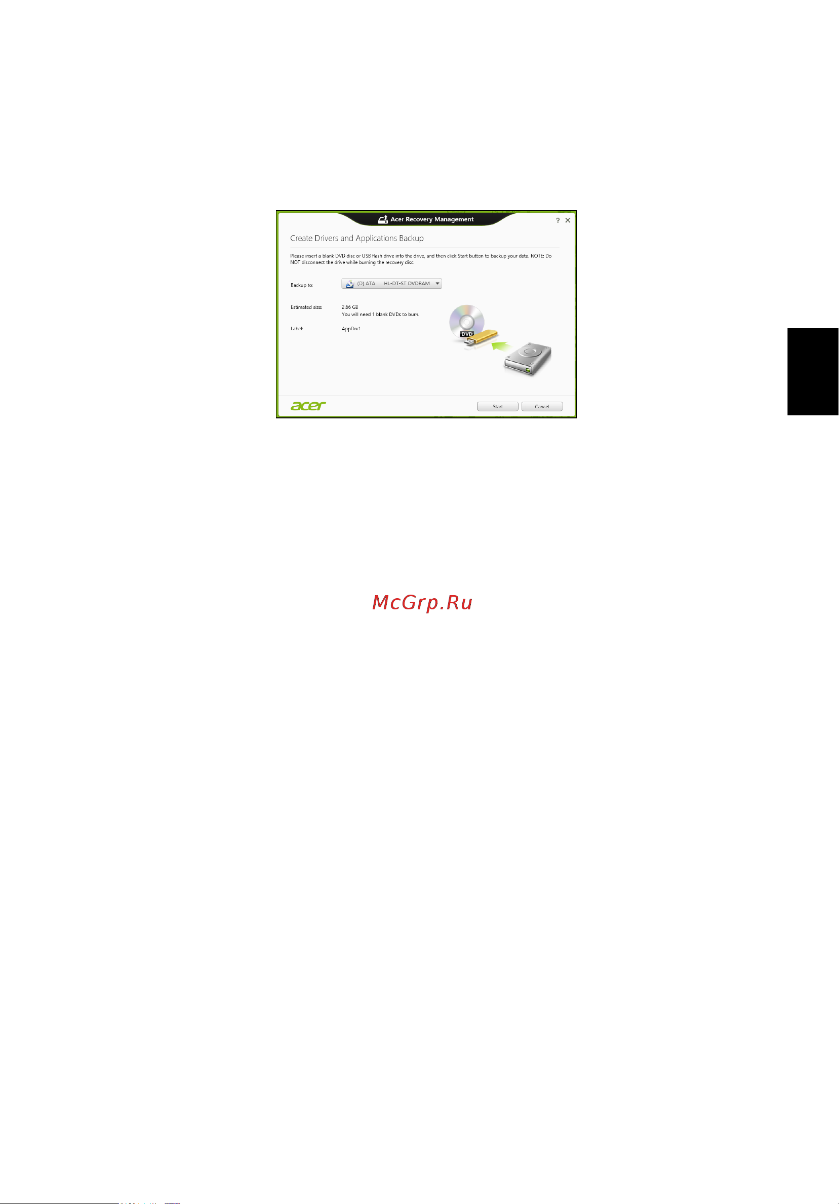 Acer TRAVELMATE P253-E [603/2736] Het systeem herstellen
