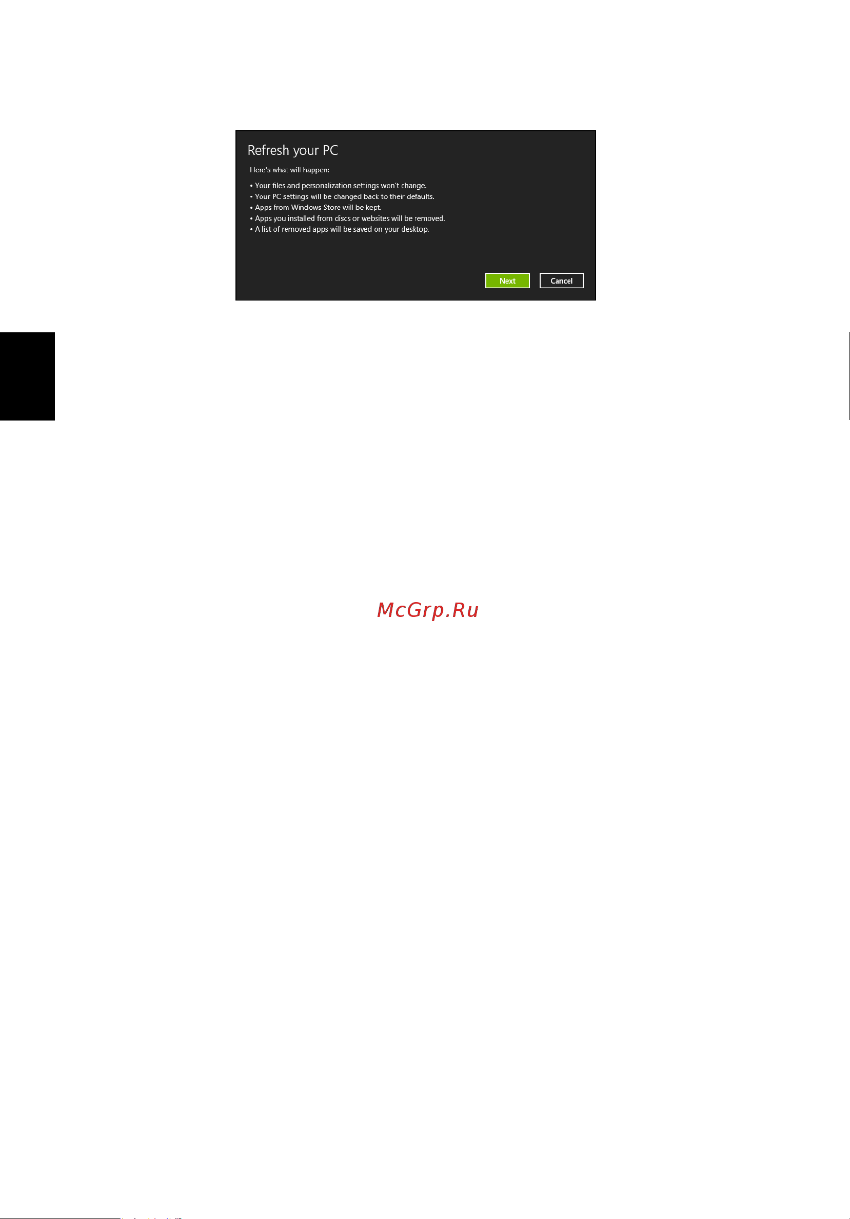 Acer TRAVELMATE P253-E [610/2736] Herstellen vanaf een back up