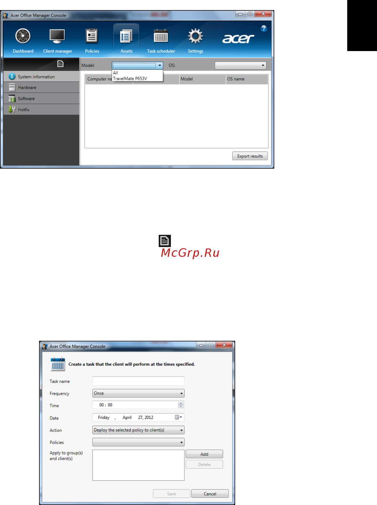 Acer TRAVELMATE P243-MG [1697/2742] Active