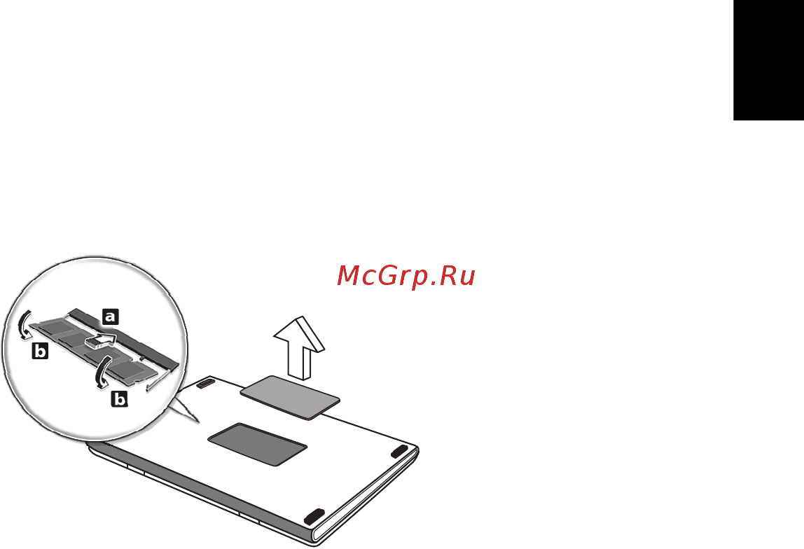 Acer TRAVELMATE C110 [53/58] Установка памяти