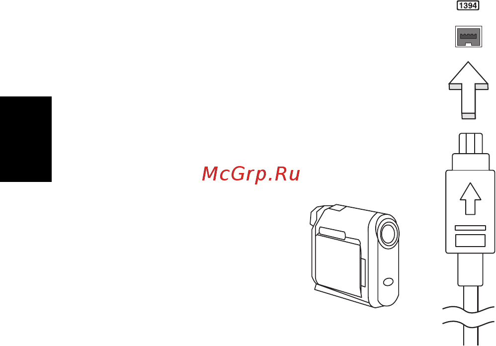 Acer TRAVELMATE B113-M [1632/2734] Ieee 1394 priključak