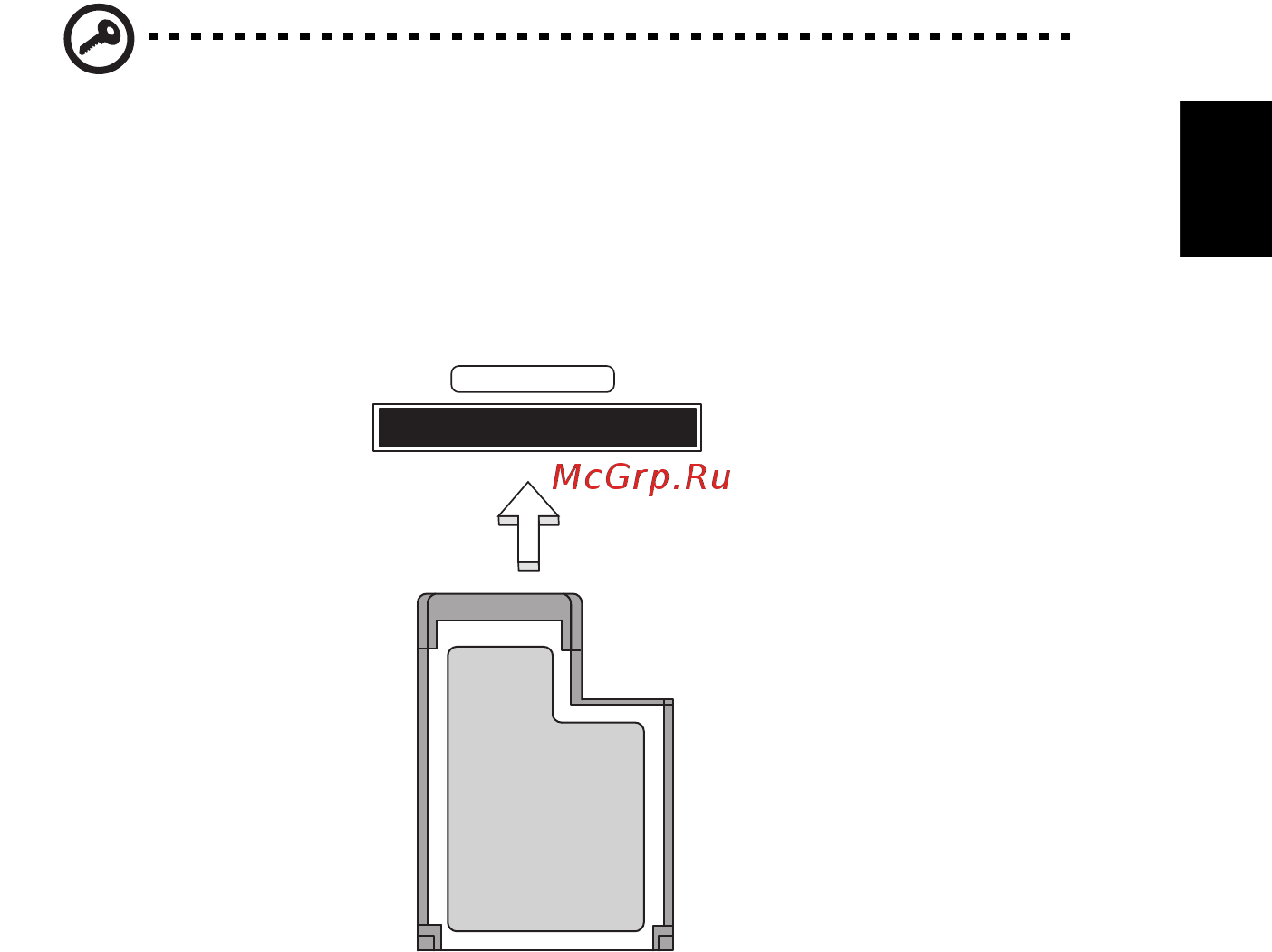 Acer TRAVELMATE 5742ZG [957/1876] Expresscard len pre urcité modely