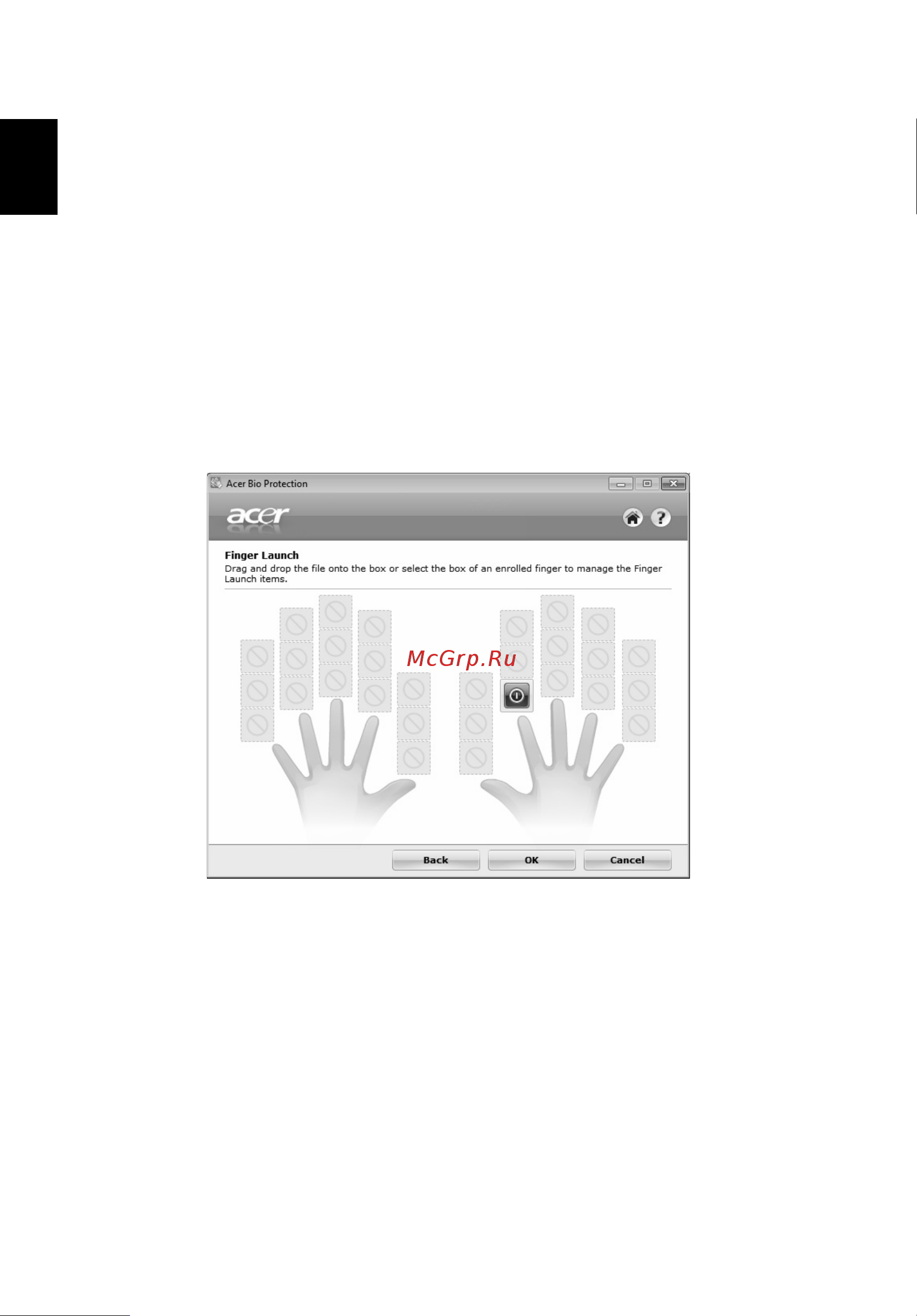 Acer TRAVELMATE 5742G [1546/1876] Acer bio protection