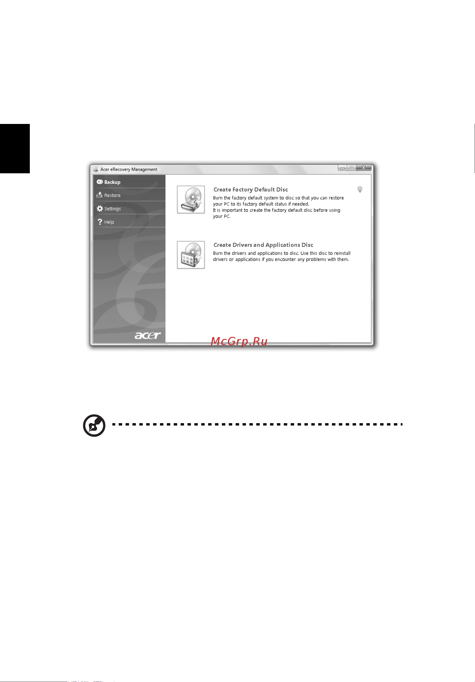 Acer TRAVELMATE 5742G [1782/1876] Bakar cakram cadangan