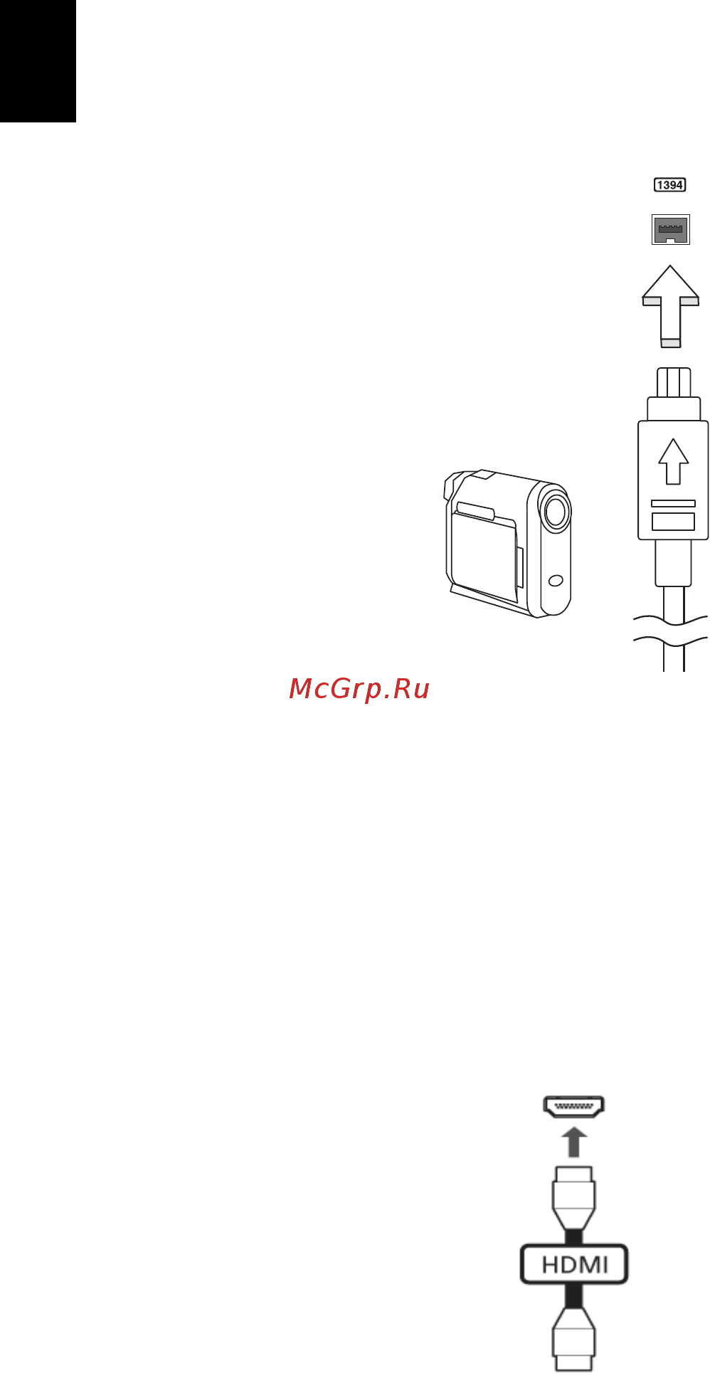 Acer TRAVELMATE 5742 [112/1876] Interface multimédia haute définition seulement pour certains modèles