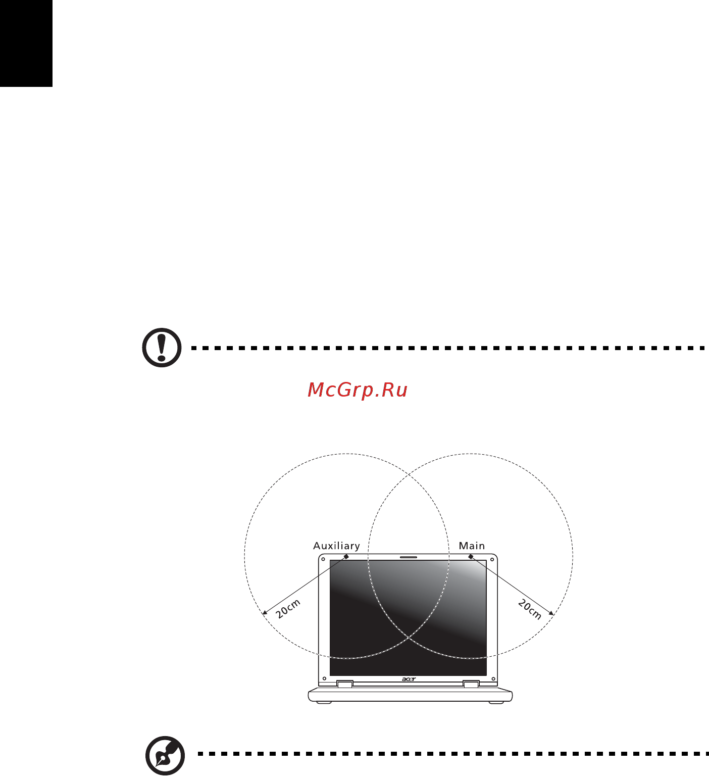 Acer TRAVELMATE 5742 [1332/1876] Fcc radiofrekvenču drošības prasība