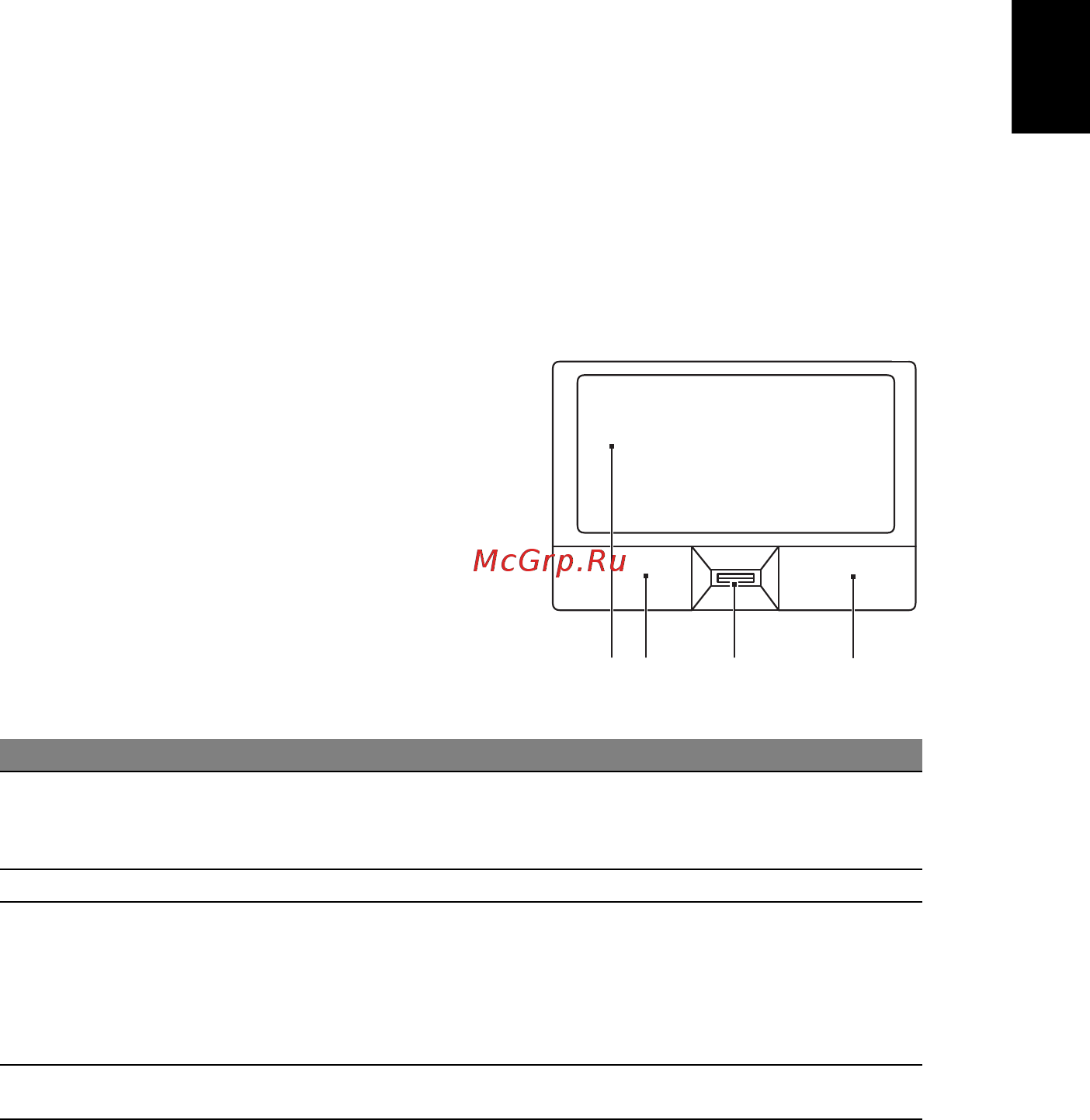 Acer TRAVELMATE 5742 [85/1876] Touchpad