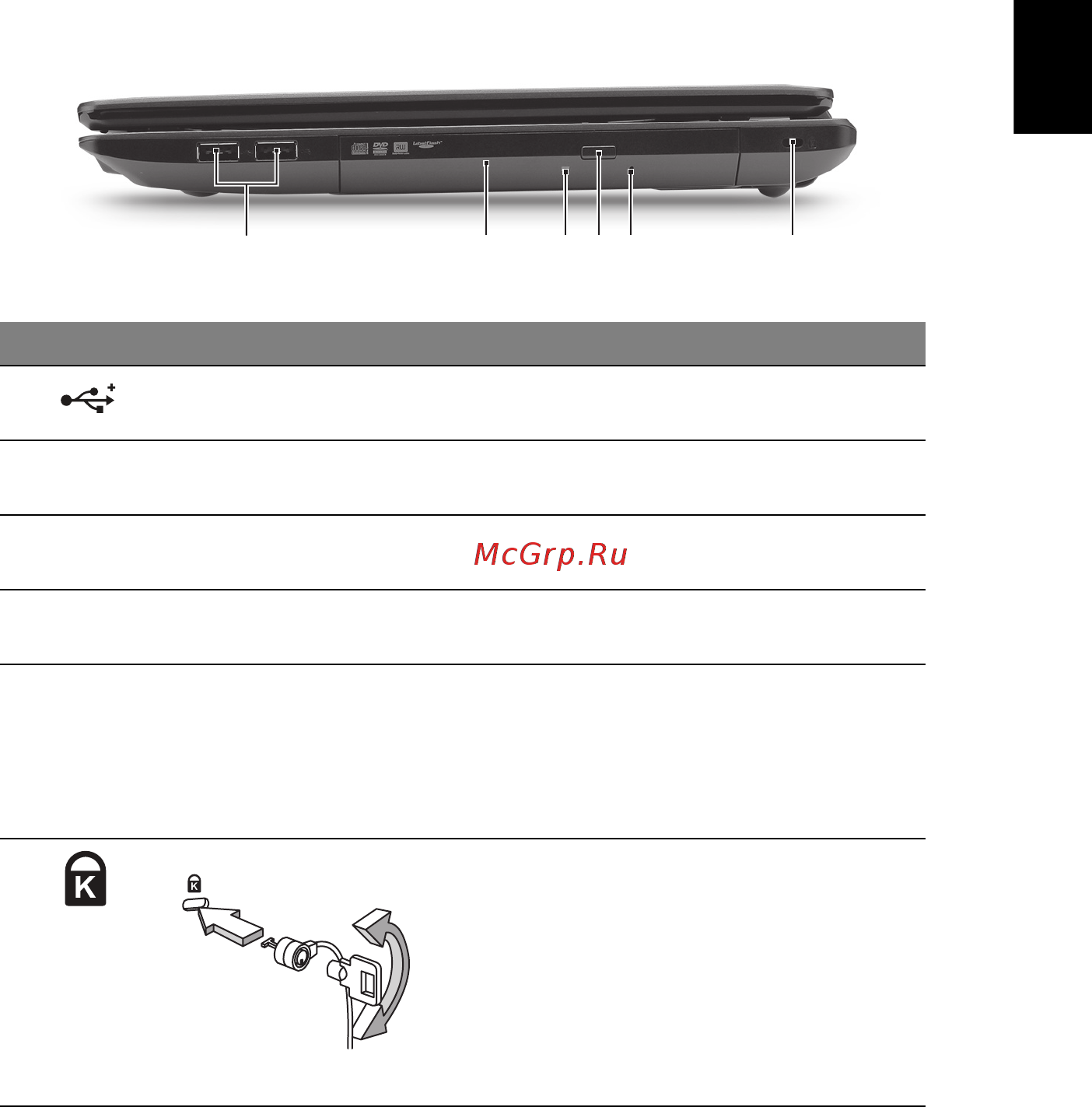 Acer TRAVELMATE 5740Z [11/314] Right view