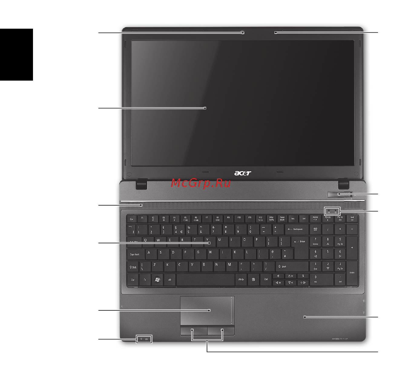 Acer TRAVELMATE 5740Z [288/314] 熟悉 acer 笔记本电脑