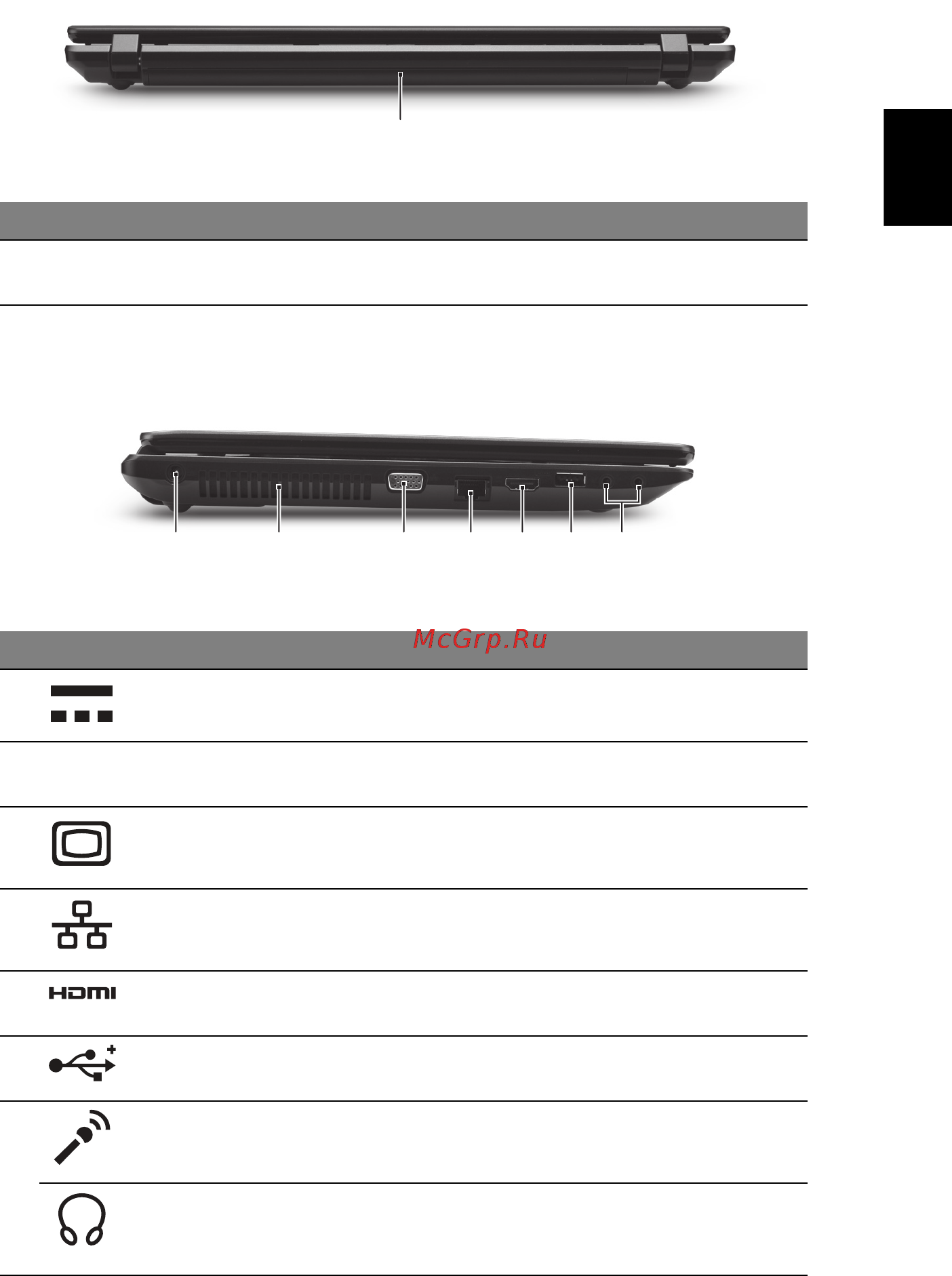 Acer TRAVELMATE 5735Z [301/313] 2 3 4 5 6 7