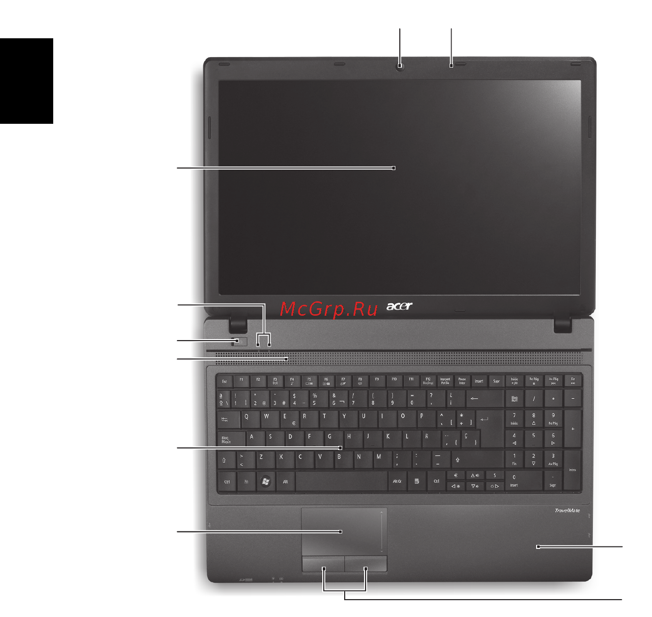 Acer TRAVELMATE 5735Z [36/313] Italiano