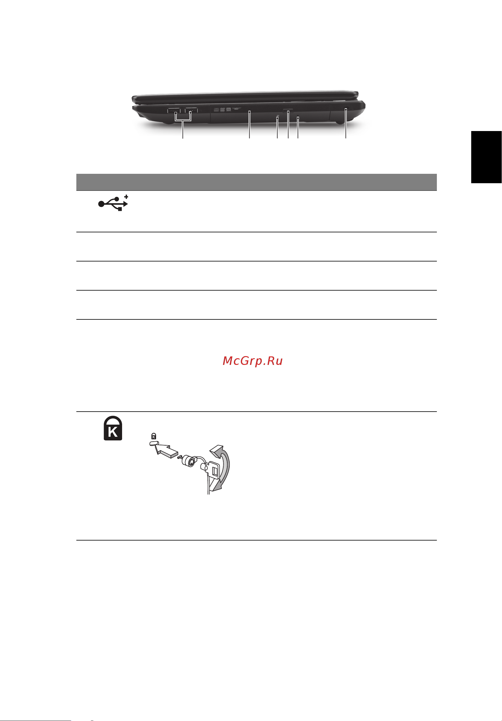 Acer TRAVELMATE 5735G [123/313] 2 345 6