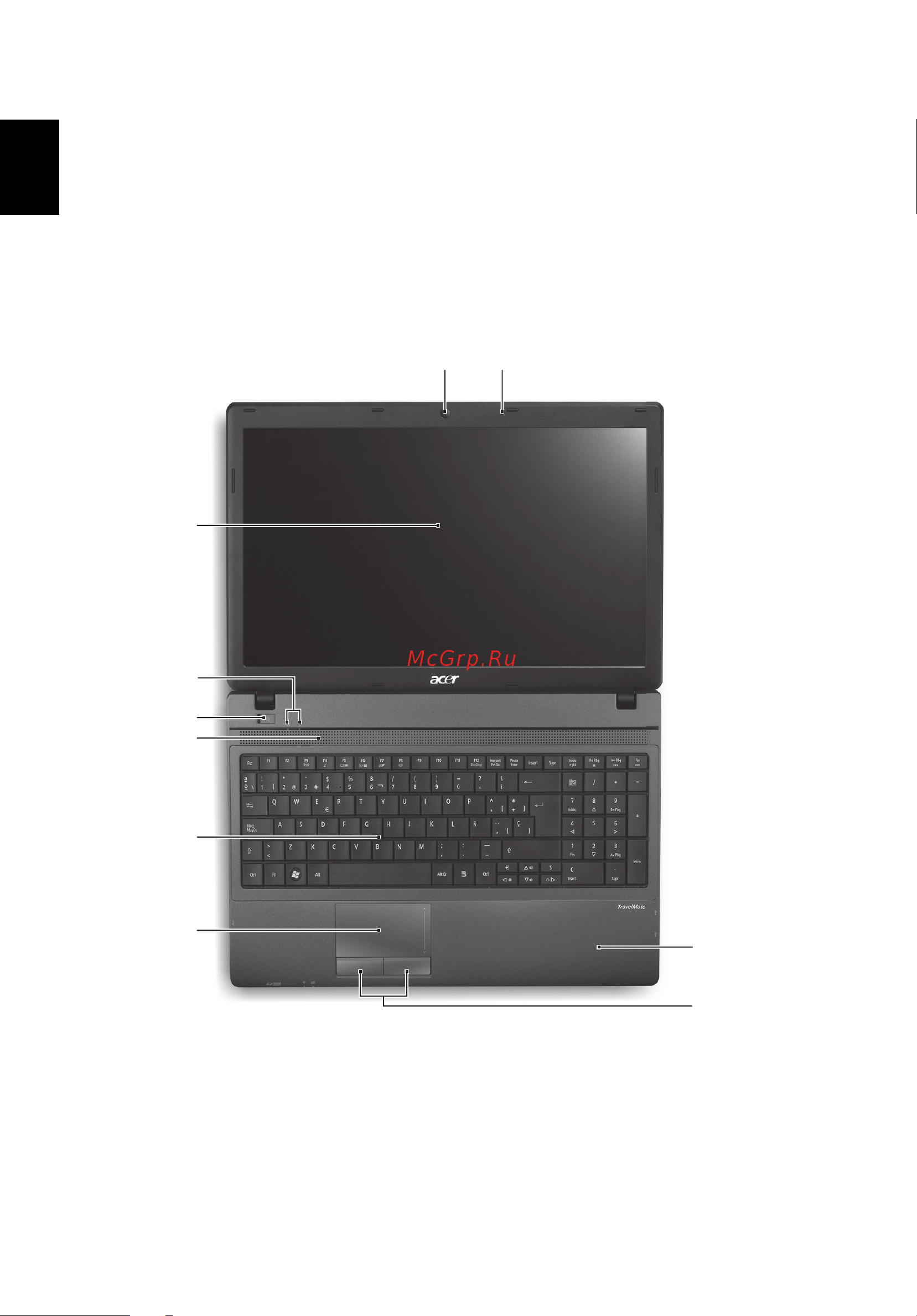 Acer TRAVELMATE 5735G [16/313] Votre visite guidée du notebook acer