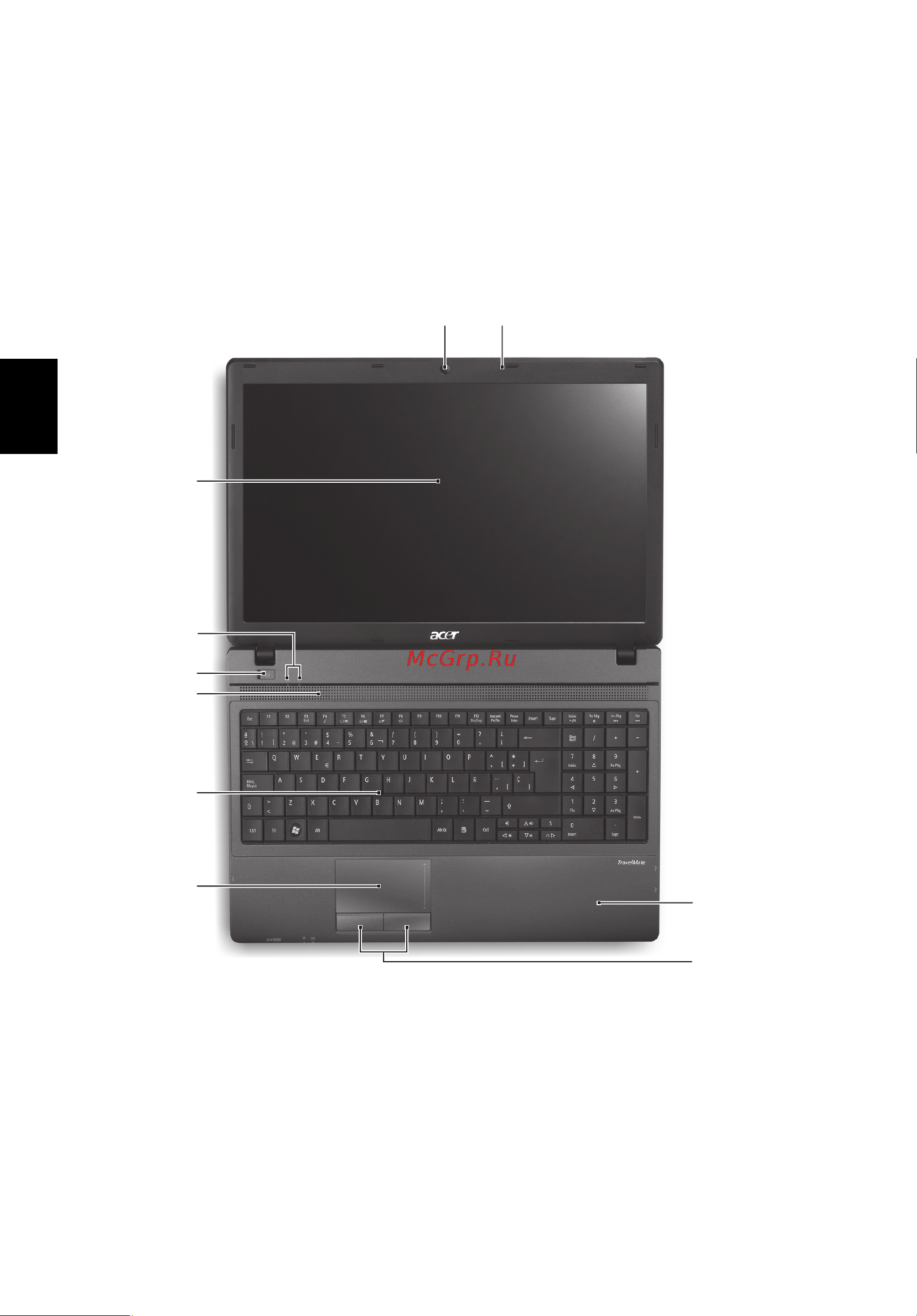 Acer TRAVELMATE 5735G [198/313] Преглед на вашия ноутбук acer