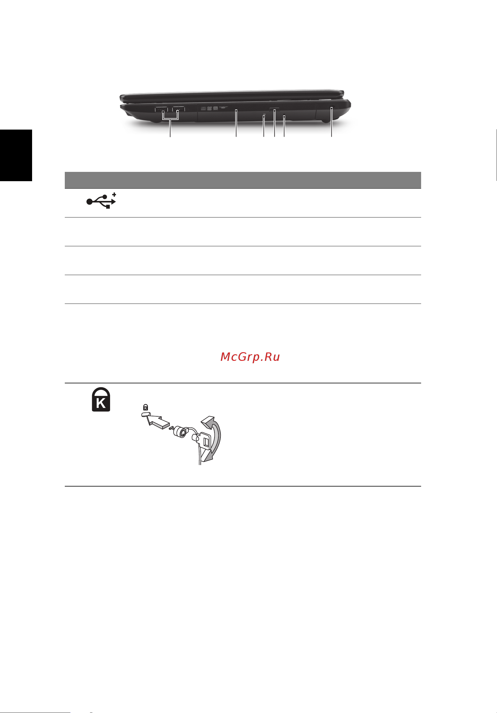 Acer TRAVELMATE 5735G [82/313] Høyre visning
