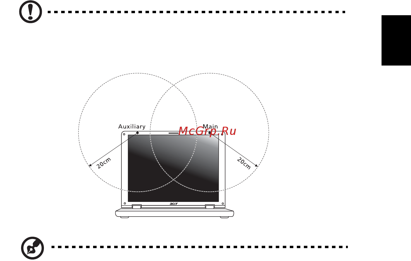 Acer TRAVELMATE 5542G [1393/1876] Fcc rf saugumo reikalavimas