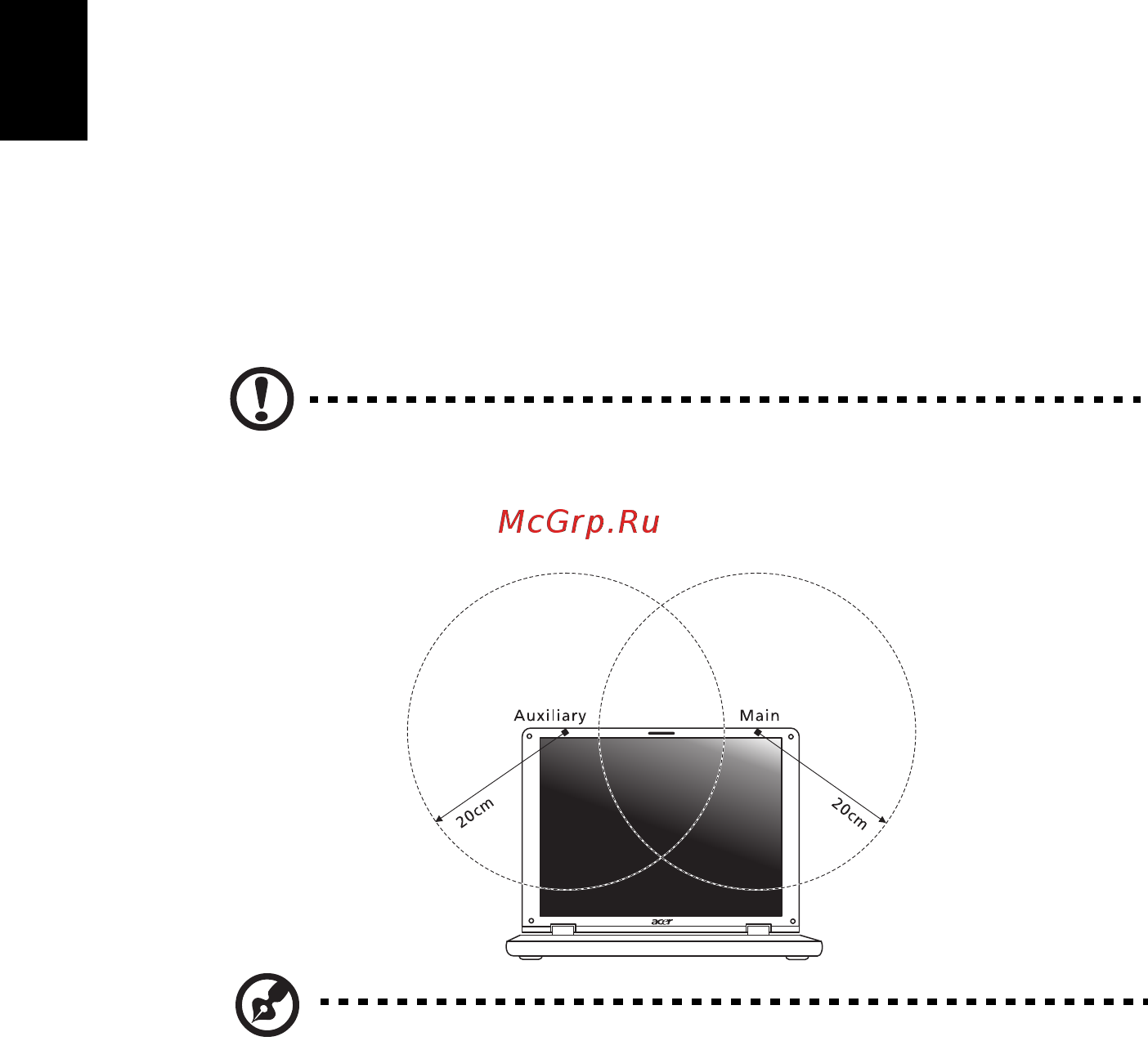 Acer TRAVELMATE 5542G [246/1876] Requisito fcc rf per la sicurezza