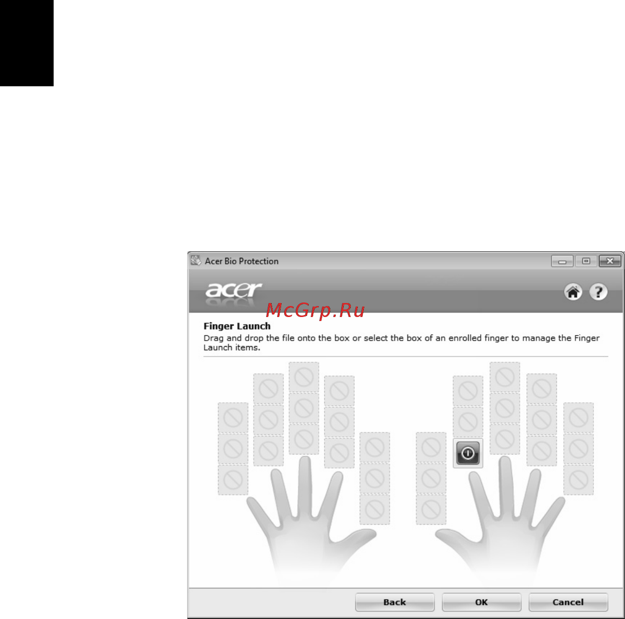 Acer TRAVELMATE 5542G [398/1876] Systeemhulpprogramma s gebruiken
