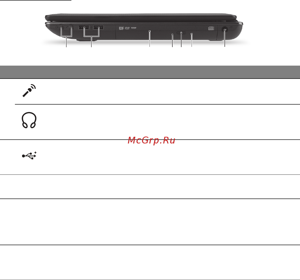 Acer TRAVELMATE 5344 [40/110] Вид справа