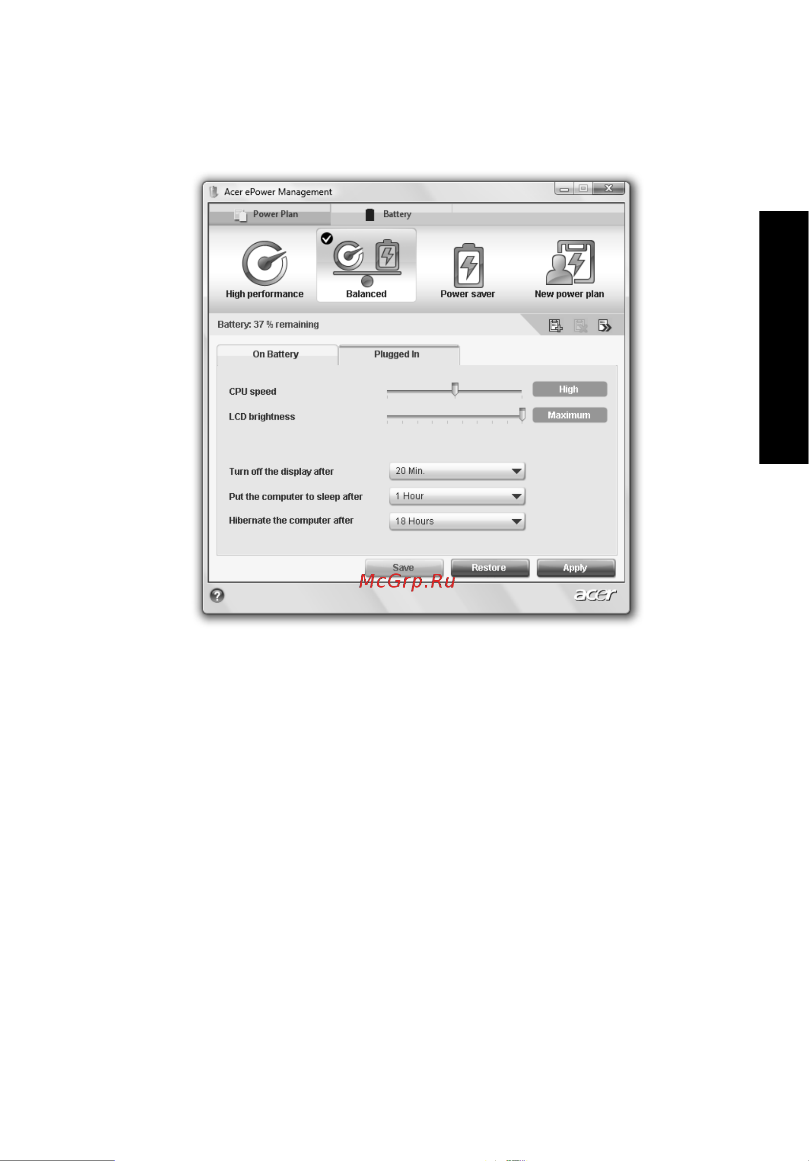 Acer FERRARI 3200 [27/81] Empowering technology