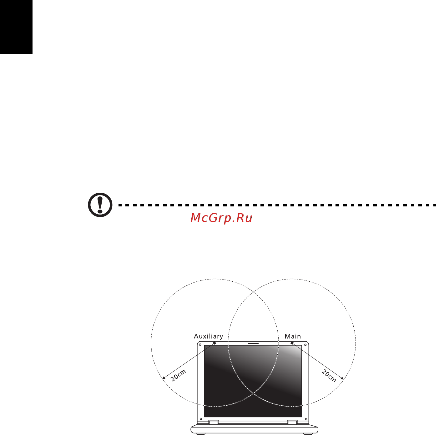 Acer ASPIRE EC-471G [1176/2484] Az fcc rádiófrekvenciás biztonsági követelményei