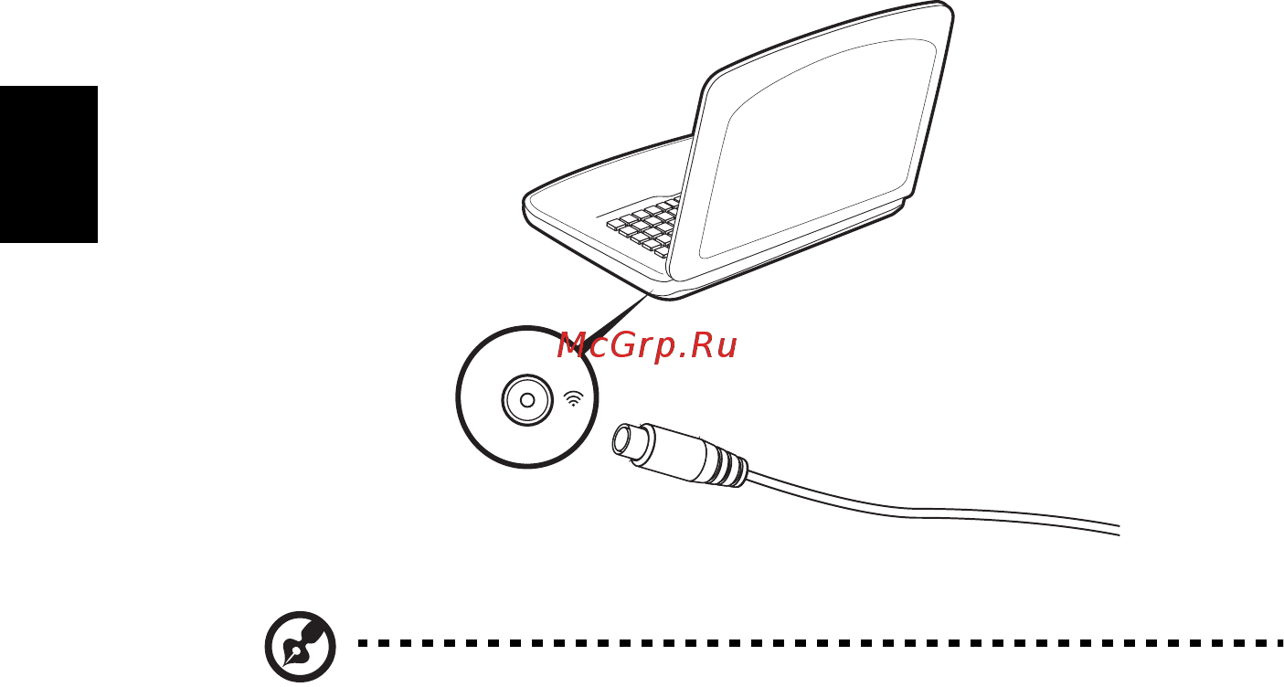 Acer ASPIRE EC-471G [1240/2484] Sledování televize pomocí externí antény nebo kabelového oka