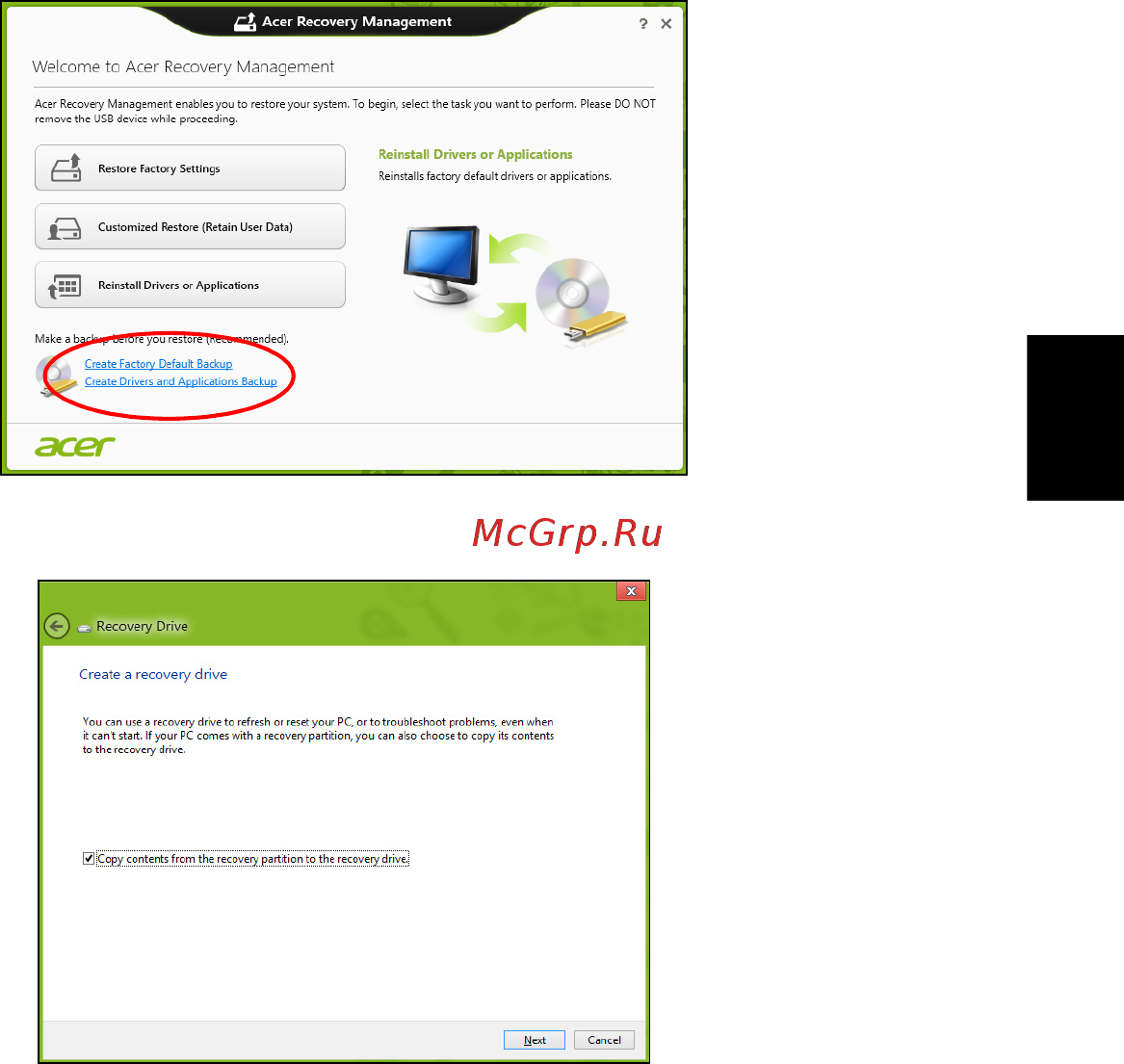 Acer ASPIRE EC-471G Инструкция по эксплуатации онлайн [1285/2484] 98361