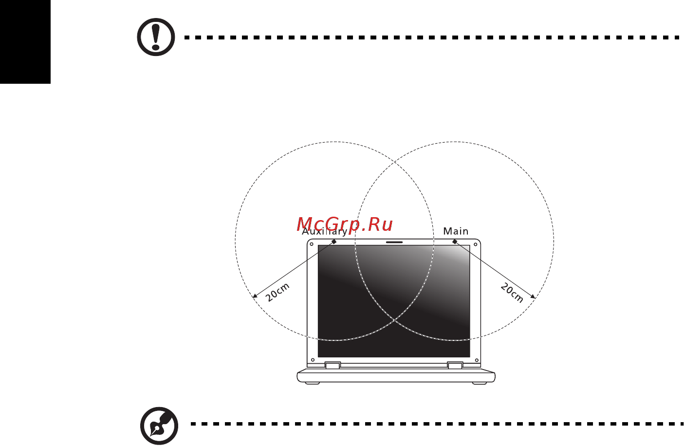 Acer ASPIRE EC-471G [1504/2484] Fcc ov sigurnosni zahtjev glede radiofrekvencija