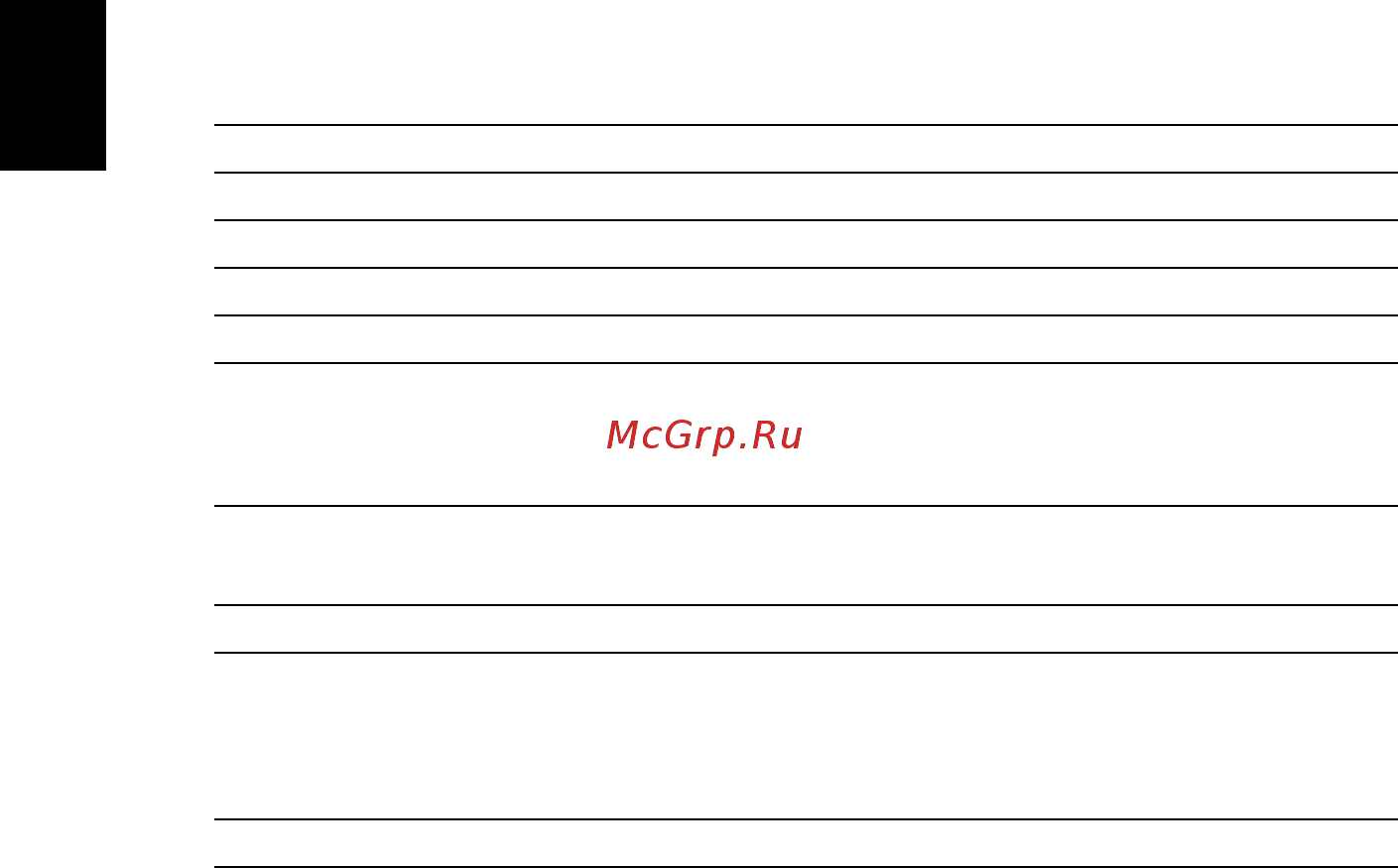 Acer ASPIRE EC-471G [2008/2484] Lcd panel ergonomic specifications