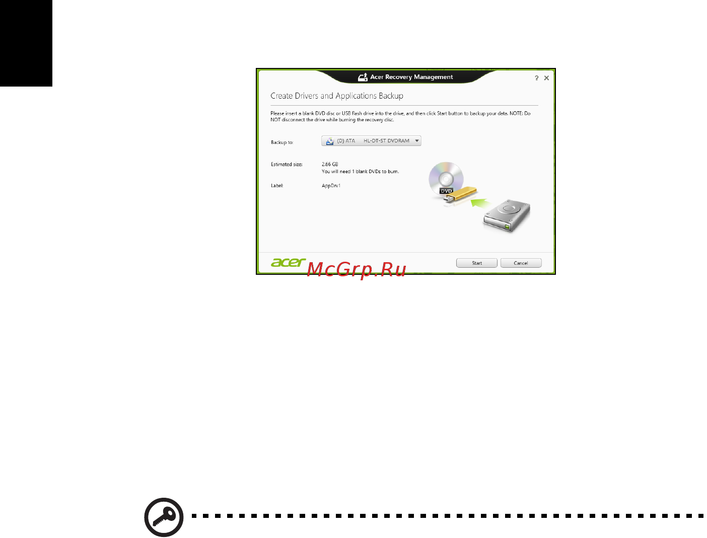 Acer ASPIRE EC-471G [2044/2484] Sisteminizi geri yükleme
