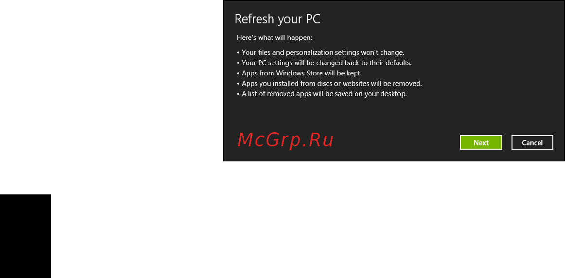 Acer ASPIRE E1-531G [1294/2484] Oprava zo zálohy pre opravu