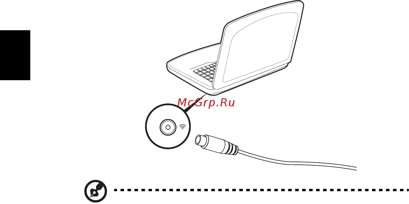 Acer ASPIRE E1-531G [1568/2484] Pentru a conecta antena digitală