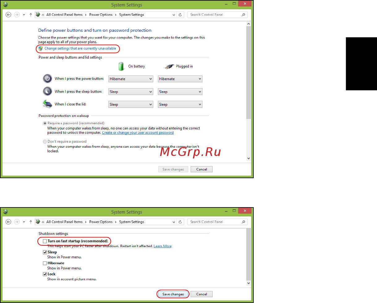 Acer ASPIRE E1-531G Инструкция по эксплуатации онлайн [1717/2484] 98364