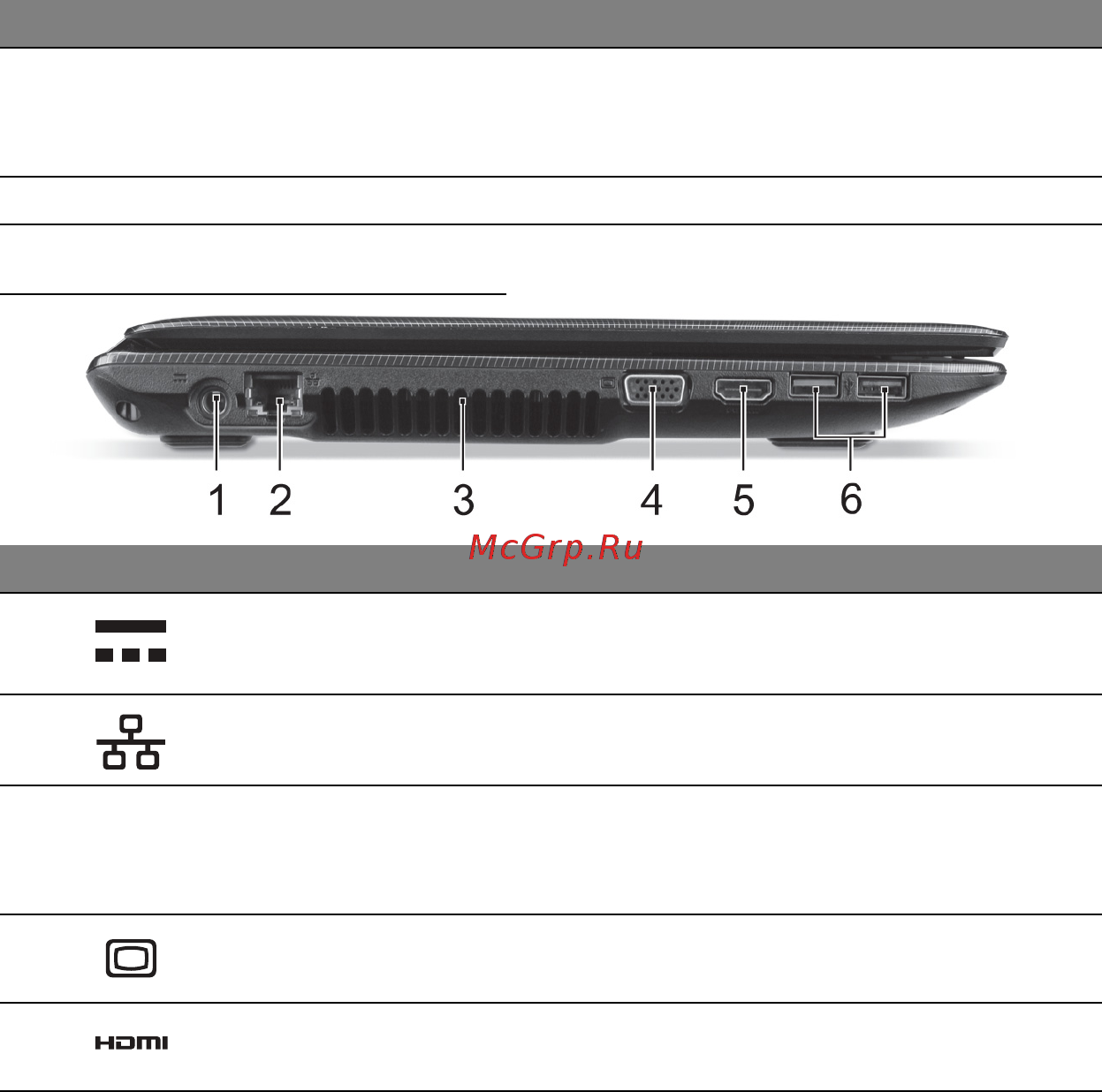 Acer ASPIRE E1-451G [2352/3264] Skats no kreisās puses