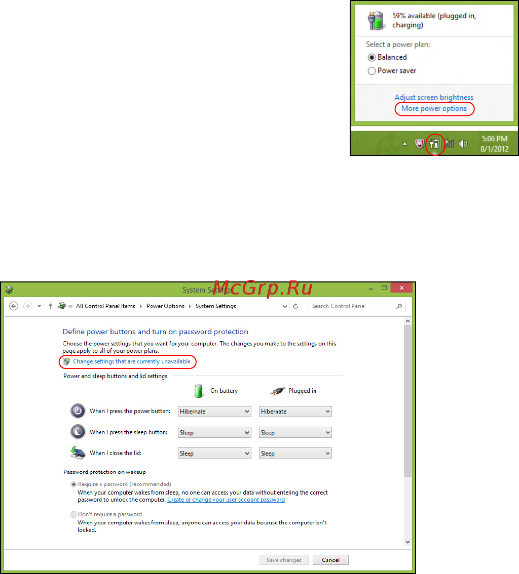 Acer ASPIRE E1-451G Инструкция по эксплуатации онлайн [2495/3264] 98369