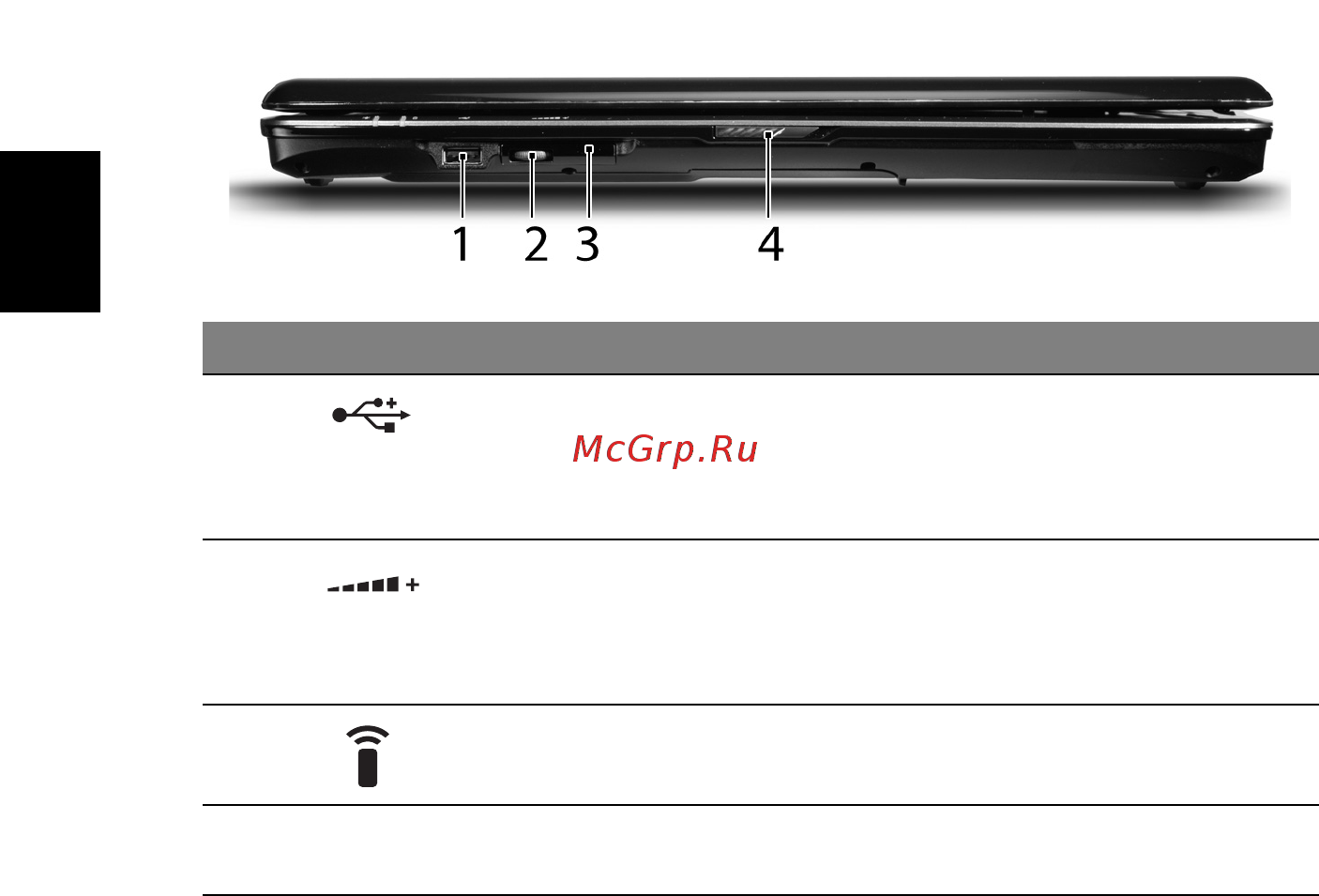 Acer ASPIRE 5930 [8/15] Вид спереди с закрытой крышкой
