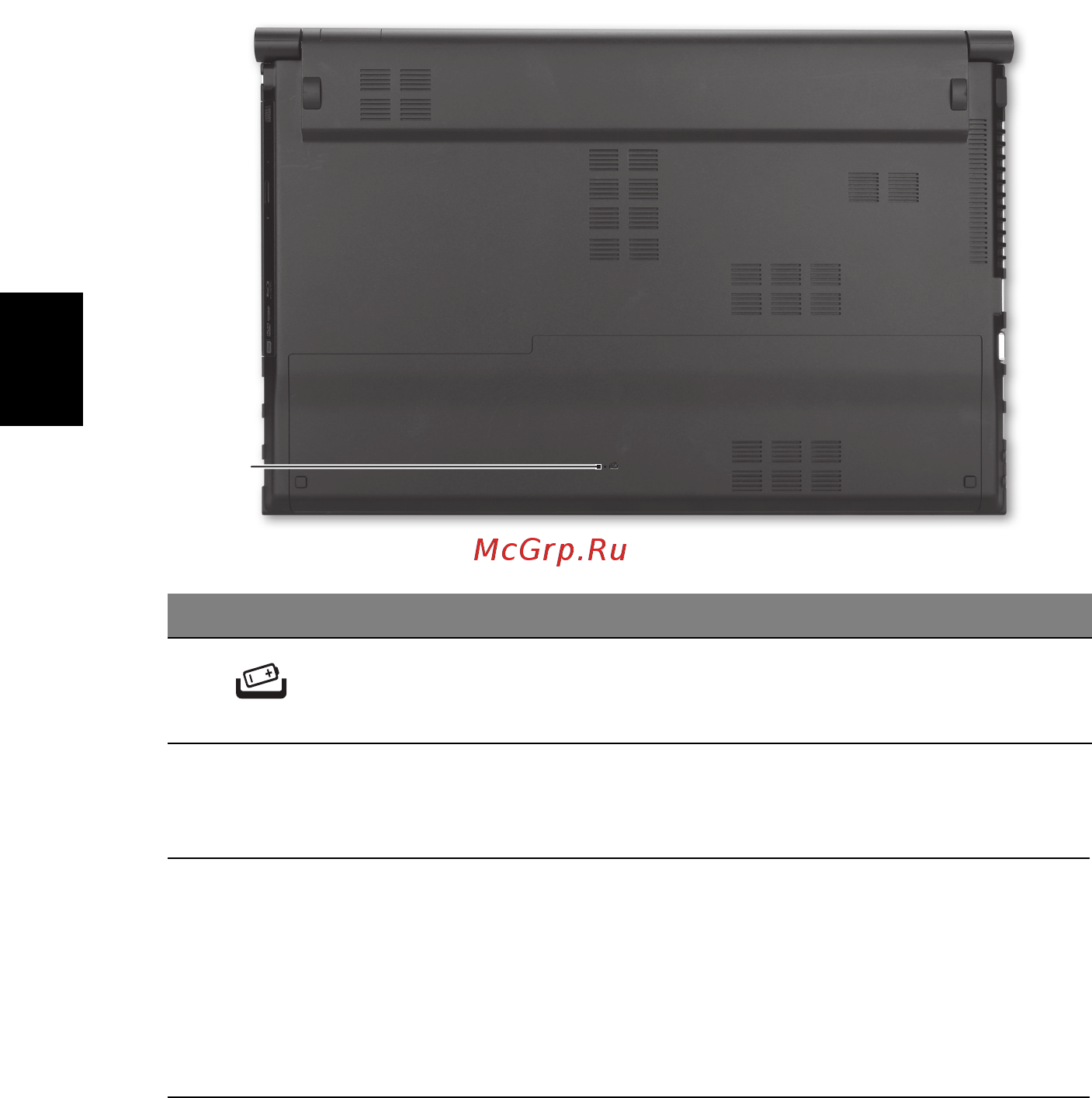 Acer ASPIRE 5830TG [116/316] Janäkymä
