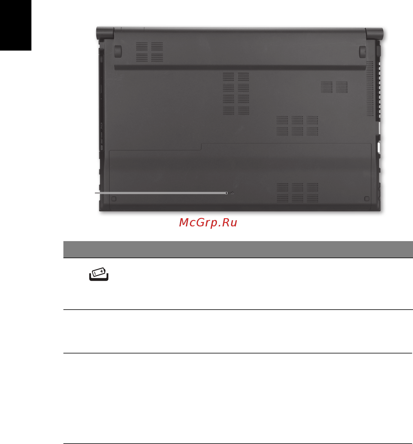 Acer ASPIRE 5830TG [246/316] Όψη βάσης