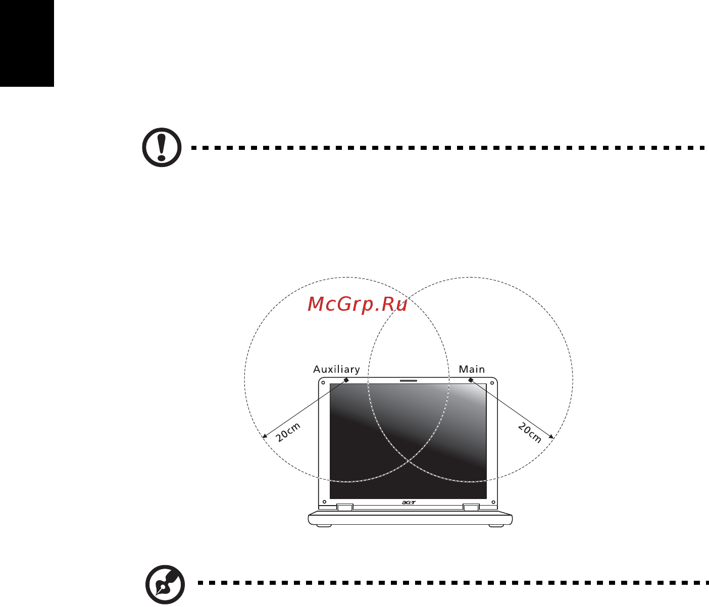 Acer ASPIRE 5745Z [1082/2217] Požadavek bezpečnosti pro rádiové frekvence dle fcc