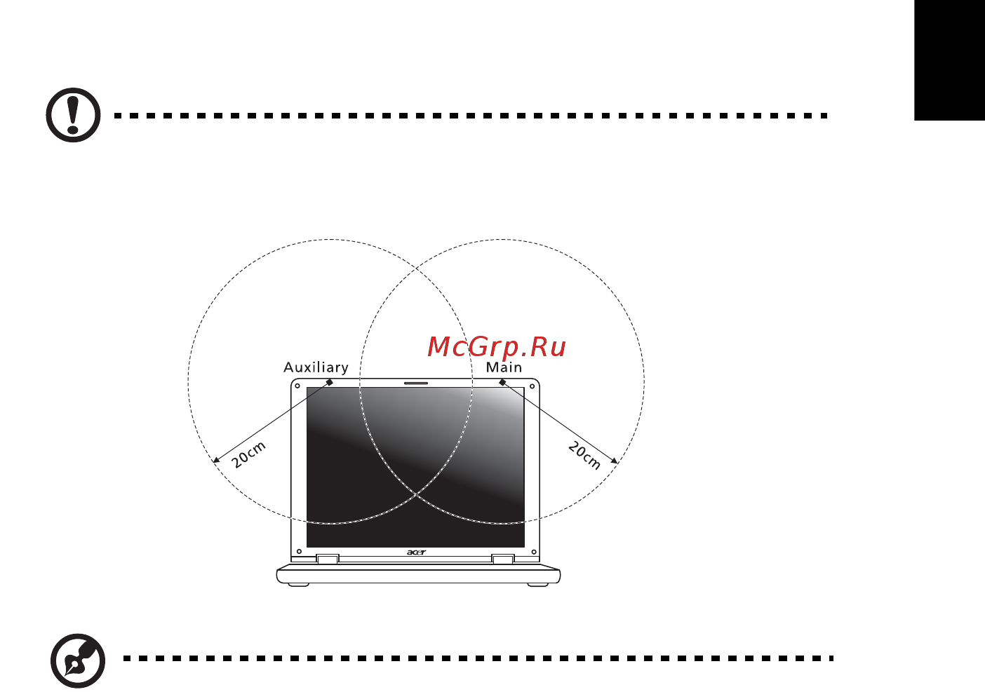 Acer ASPIRE 5745Z [1223/2217] Varnostna zahteva fcc rf