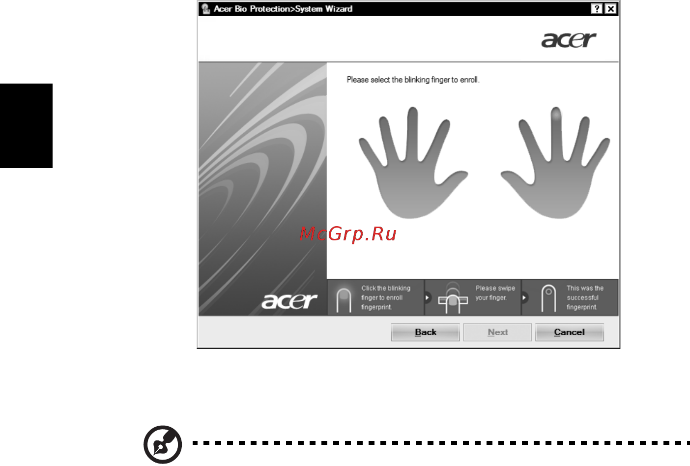 Acer ASPIRE 5745Z [182/2217] Acer backup manager
