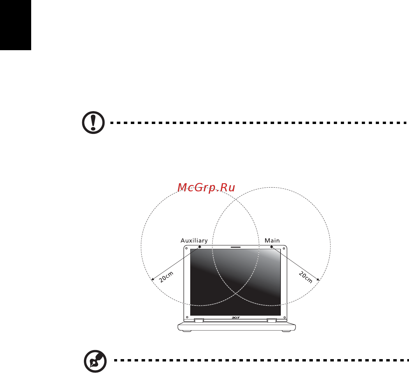 Acer ASPIRE 5745Z [794/2217] Fcc rf turvallisuusvaatimus