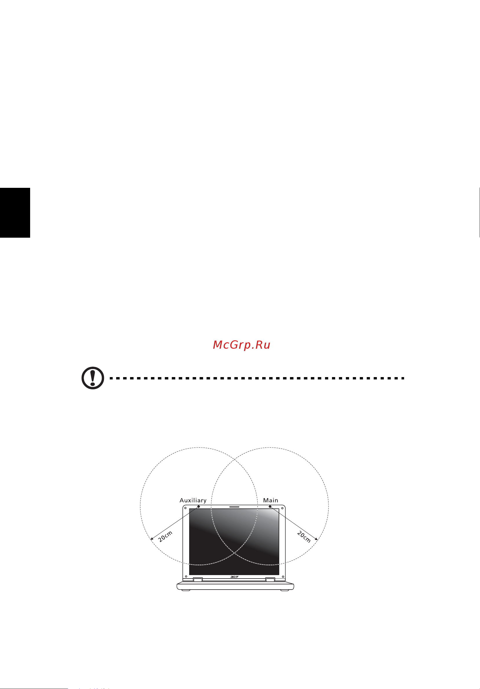 Acer ASPIRE 5745G [1012/2217] Az fcc rádiófrekvenciás biztonsági követelményei