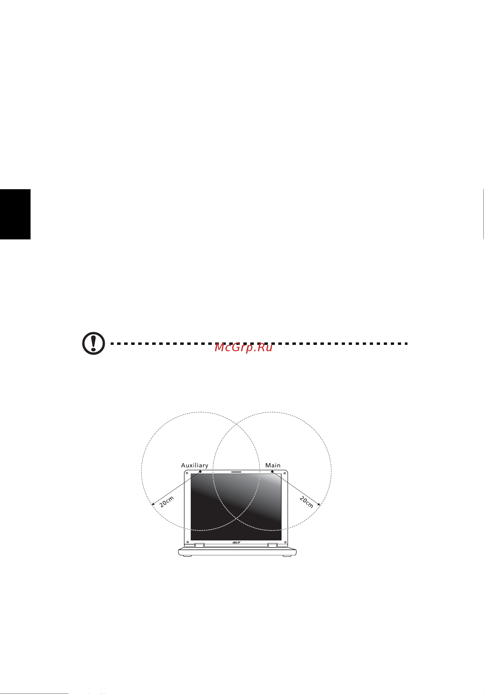 Acer ASPIRE 5745G [1152/2217] Bezpečnostné požiadavky fcc rf