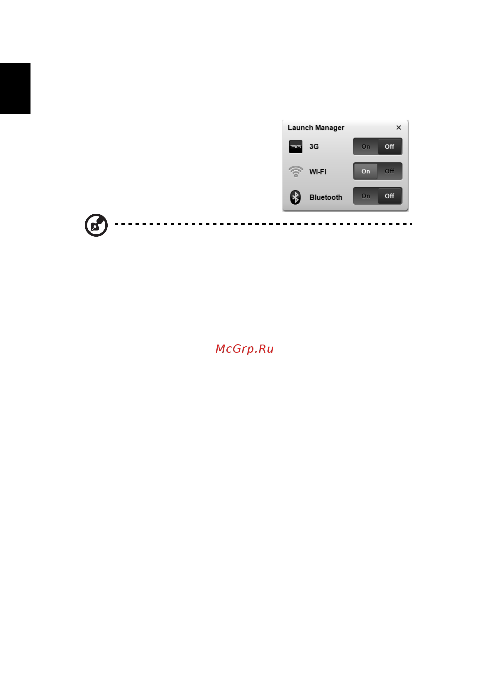 Acer ASPIRE 5745G [1756/2217] Kablosuz aygıtlarınızı etkinleştirir