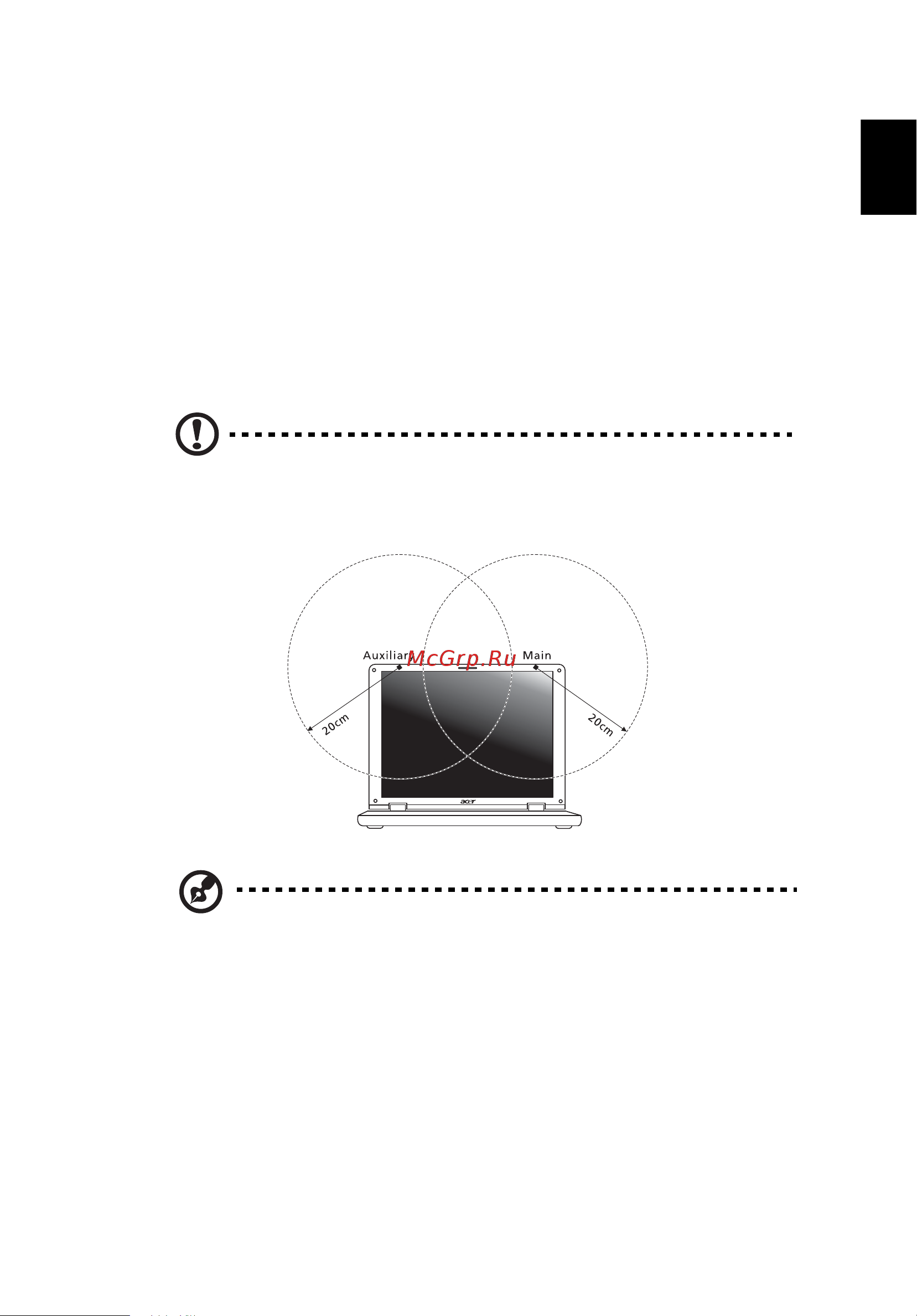 Acer ASPIRE 5745G [1801/2217] Fcc rf güvenlik gereklilikleri