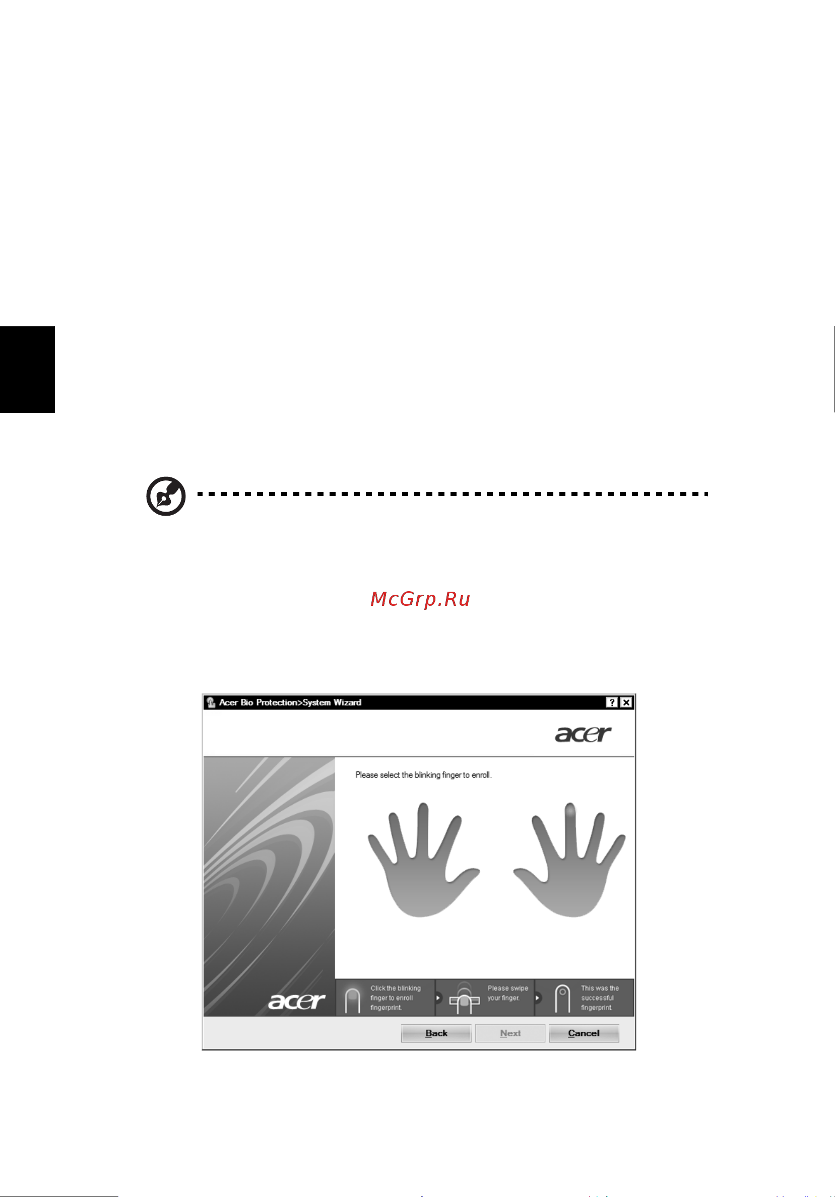 Acer ASPIRE 5745G [2034/2217] Acer bio protection 仅限部分型号