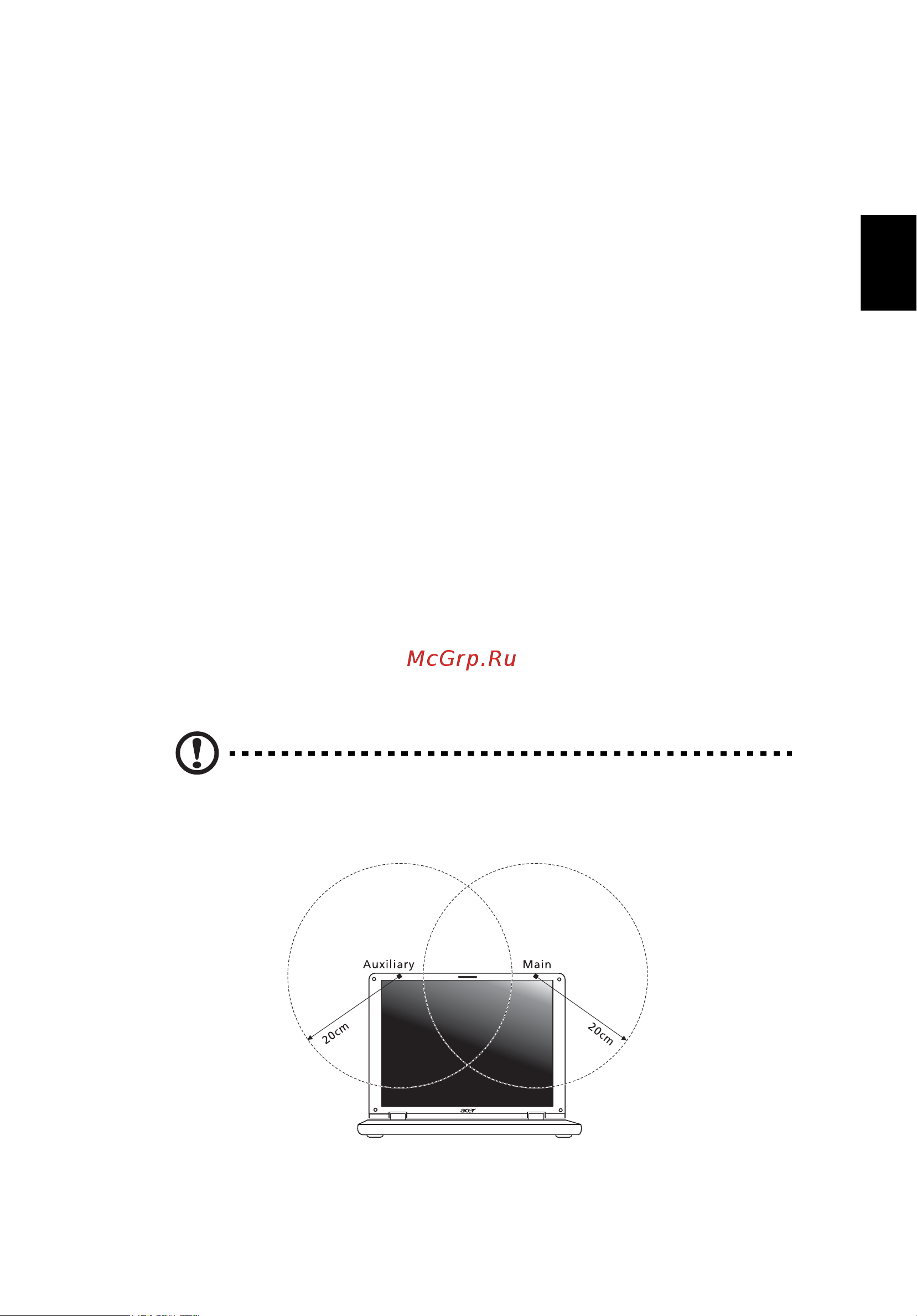 Acer ASPIRE 5745G [2141/2217] Persyaratan fcc tentang keselamatan rf