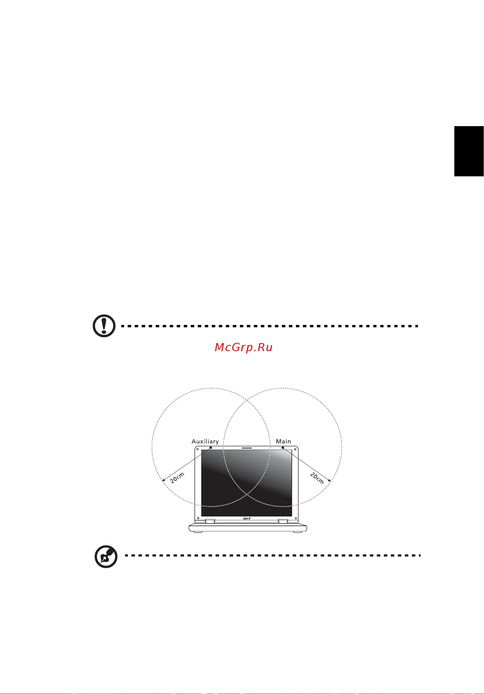 Acer ASPIRE 5745G [583/2217] Fcc rf sikkerhetskravet
