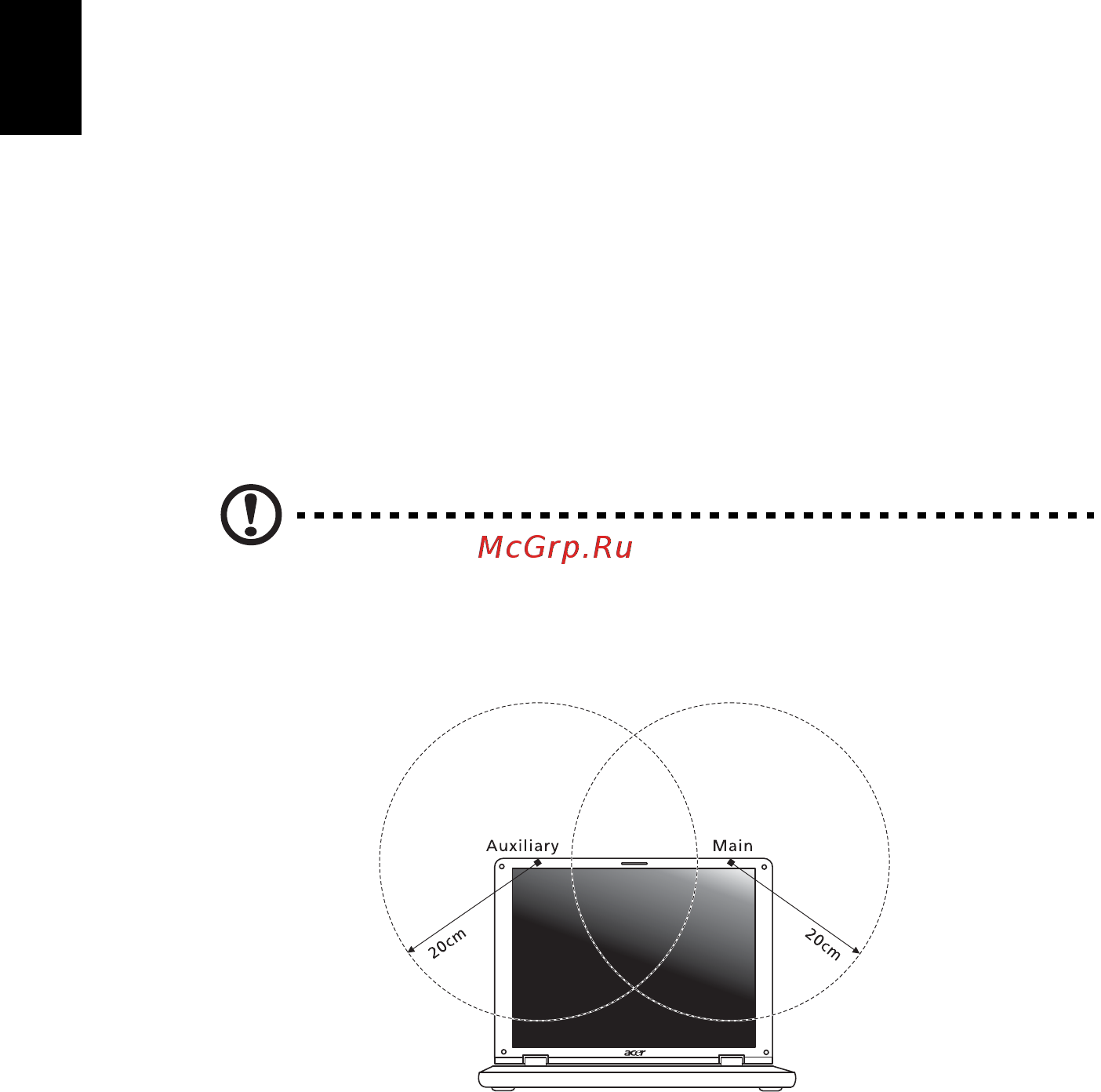 Acer ASPIRE 5745DG [1012/2217] Az fcc rádiófrekvenciás biztonsági követelményei